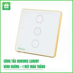 Công Tắc Hunonic Luxury Hình Vuông 6