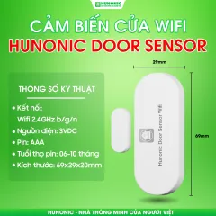 Cảm biến cửa Wifi Hunonic Door Sensor Thế Hệ Mới 4