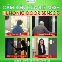 Bộ cảm biến cửa BLE Mesh Hunonic Door Sensor 4