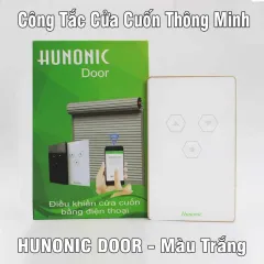 Công Tắc Cửa Cuốn Wifi Thông Minh HUNONIC DOOR ( màu trắng) 4