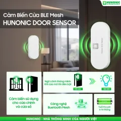 Bộ cảm biến cửa BLE Mesh Hunonic Door Sensor 6