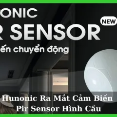 Cảm Biến Chuyển Động BLE Hunonic Pir Sensor Hình Cầu 3