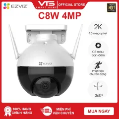 Camera WIFI EZVIZ C8W 4MP Xoay 360 Ngoài Trời EZVIZ, Đàm Thoại 2 Chiều - Màu Ban Đêm Thông Minh, Chính Hãng 24TH 2