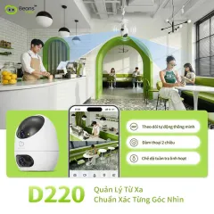 Camera Wifi 2 Mắt BeansView D220 (3MP+3MP)/(5MP+5MP), Ống Kính Kép, Tích Hợp Nút Gọi, Đàm Thoại 7