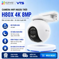 Camera Wifi EZVIZ H80X 4K 8MP/H8X 2K+ 4MP/H8 Pro 5MP, Xoay 360, Đàm Thoại 2 Chiều, Có Màu Ban Đêm 2
