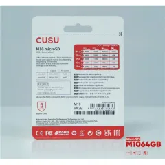 Thẻ Nhớ Micro SD CUSU 32GB/64GB/128GB U1/U3 Chính Hãng, Tốc Độ Cao, Ghi Ổn Định, Bảo Hành 5 Năm 3