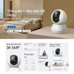 Camera WiFi TP-Link Tapo C200/C222/C230 Xoay 360 Độ, Đàm Thoại 2 Chiều - Chính Hãng TAPO TPLINK 6