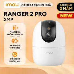 Camera Wifi IMOU RANGER 2 PRO A32P 3MP/A52P 5MP/A82P 8MP, Hổ Trợ Wifi 6, Xoay 360 Độ, Có Nút Gọi 4