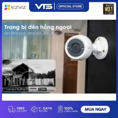 Camera Wifi EZVIZ H3C 2MP Full HD - H.265 Ngoài Trời, Mic, Hồng Ngoại Ban Đêm - Chuẩn IP67 - VTS Smarthome 3