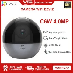 Camera IP WIFI EZVIZ C6W 2K 4MP, E6 3K 5MP - Xoay 360 Độ, Đàm Thoại 2 Chiều, Theo Dõi Chuyển Động - VTS SmartHome 8