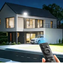 Đèn Pha Năng Lượng Mặt Trời GONEO GN-C300B-AJ, Công Suất 12W, Độ Sáng 1550lm, Bảo Hành 2 Năm 9