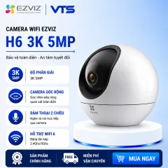Camera Wifi EZVIZ H6 3K 5MP Góc Rộng Trong Nhà, Xoay 360 Độ, Đàm Thoại 2 Chiều, Theo Dõi Chuyển Động 1