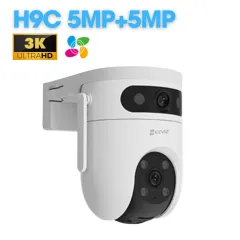 Camera Wifi 2 Mắt EZVIZ H9C 2K 6MP/H9C 3K 10MP/H9C 4G, Xoay 360 Độ, Đàm Thoại 2 Chiều, Full Color 10