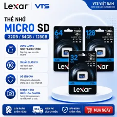 Thẻ Nhớ Micro SD LEXAR 32GB/64GB/128GB Chính Hãng, A1 Class 10, Chuyên Dùng Cho Camera, Máy Ảnh,.. 1