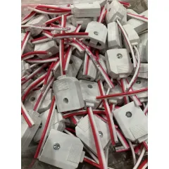 Phích Cắm Âm Lắp Camera Có Dây Nối - Phích Cắm Dương Lắp Camera, Cơ Điện - Chất Liệu Nhựa ABS - VTS 9