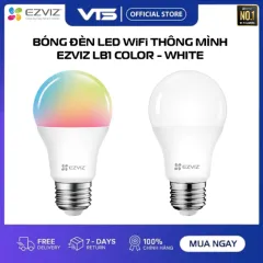Bóng Đèn Thông Minh EZVIZ LB1 Color, 16 Triệu Màu, Kết Nối Wifi/ Đui Đèn Wifi HUNONIC Thông Minh 3
