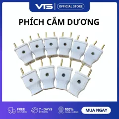 Phích Cắm Âm Lắp Camera Có Dây Nối - Phích Cắm Dương Lắp Camera, Cơ Điện - Chất Liệu Nhựa ABS - VTS 3