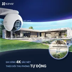 Camera Wifi EZVIZ H80X 4K 8MP/H8X 2K+ 4MP/H8 Pro 5MP, Xoay 360, Đàm Thoại 2 Chiều, Có Màu Ban Đêm 7