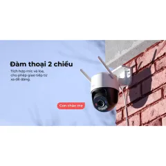 Camera Wifi IMOU CRUISER SC K7FP 3MP/5MP/8MP, Đèn Cảnh Báo Xanh Đỏ, Đàm Thoại 2 Chiều, Theo Dõi 9
