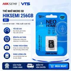 Thẻ Nhớ Micro SD HIKSEMI 256GB/512GB HS-TF-D1 Tốc Độ Đọc Đọc 92MB/s, Tốc Độ Ghi 55MB/s, Dùng Cho Camera 4