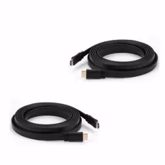 Dây Cáp HDMI 1.5m 3m 5m 10m dẹt đen - Dây cáp kết nối cổng HDMI 2 đầu tốt chống nhiễu - Việt Toàn Smarthome 9