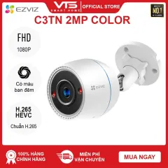 [NPP CHÍNH HÃNH] Camera IP Wifi EZVIZ C3TN 2MP Full Color, H.265 Ngoài Trời, Có Màu Ban Đêm, Tích Hợp Micro Thu Âm - VTS 2