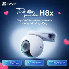 Camera Wifi EZVIZ H8 PRO 3MP 2K/H8X 4MP 2K+, Ngoài Trời, Xoay 360 Độ, Đàm Thoại 2 Chiều, Full Color 9