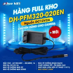 Nguồn Camera DAHUA 12V-2A DH-PFM320-020EN, Nguồn 12V2A chuyên dụng camera, Adapter Camera CCTV 3
