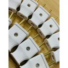 Phích Cắm Âm Lắp Camera Có Dây Nối - Phích Cắm Dương Lắp Camera, Cơ Điện - Chất Liệu Nhựa ABS - VTS 8