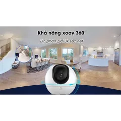 Camera Wifi EZVIZ H6 3K 5MP Góc Rộng Trong Nhà, Xoay 360 Độ, Đàm Thoại 2 Chiều, Theo Dõi Chuyển Động 5
