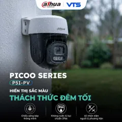 Camera Wifi DAHUA P3I 3MP/P5I 5MP Ngoài Trời, Có Màu Ban Đêm, Xoay 360 Độ, Đàm Thoại, Theo Dõi 5