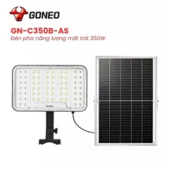 Đèn Pha Năng Lượng Mặt Trời GONEO GN-C350B-AS, Công Suất 350W, Quang Thông 2100lm, Hiệu Suất 130lm/W 5