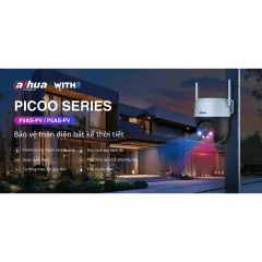 Camera Wifi DAHUA PICOO A2 DH-P3AS-PV 3MP/DH-P5AS-PV 5MP Ngoài Trời, Xoay 360 Độ, Có Màu, Đàm Thoại 7