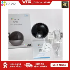 Camera IP WIFI EZVIZ C6W 2K 4MP, E6 3K 5MP - Xoay 360 Độ, Đàm Thoại 2 Chiều, Theo Dõi Chuyển Động - VTS SmartHome 3