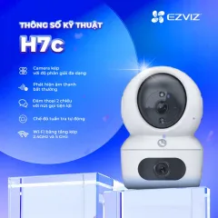 Camera Wifi EZVIZ 2 Mắt H7C Dual (4MP + 4MP), Xoay 360 Độ, Đàm Thoại 2 Chiều, Theo Dõi Chuyển Động 3