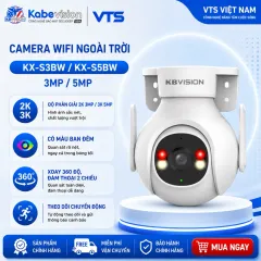 Camera Wifi KBVISION KX-S3BW/KX-S5BW Ngoài Trời, Có Màu Ban Đêm, Xoay 360 Độ, Đàm Thoại 2 Chiều 1