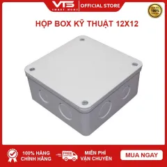 Hộp Kỹ Thuật 12x12 Bảo Vệ Nguồn Camera - Chất Liệu ABS Cao Cấp, Hộp Kỹ Thuật Chất Lượng - VTS VN 3