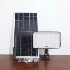 Đèn Pha Năng Lượng Mặt Trời GONEO GN-C600B-AS 600W, Quang Thông 3100lm, Pin 30Ah, 64 Bóng LED 6
