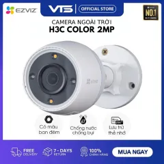 Camera Wifi EZVIZ H3C 2MP Color, Full HD - Mic Thu Âm, Có Màu Ban Đêm - Chuẩn Nén H.265 - VTS VN 1
