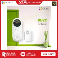 Chuông cửa không dây kèm camera EZVIZ DB2C, Còi báo động chống trộm, Góc Quan Sát Đọc 160°, Tầm Nhìn Ban Đêm Lên Tới 6m 6