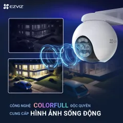 Camera Wifi EZVIZ H80X 4K 8MP/H8X 2K+ 4MP/H8 Pro 5MP, Xoay 360, Đàm Thoại 2 Chiều, Có Màu Ban Đêm 6