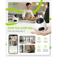 Camera Wifi 2 Mắt BeansView D220 (3MP+3MP)/(5MP+5MP), Ống Kính Kép, Tích Hợp Nút Gọi, Đàm Thoại 6