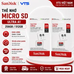 Thẻ Nhớ MicroSDXC SanDisk 256GB/512GB Ultra A1 C10 U1 UHS-I 150MB/s Chính Hãng, Bảo Hành 7 Năm 1