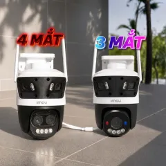 Camera Wifi IMOU Cruiser Triple S7UP-11M0WED/ Cruiser Pano Z S76DP-13M0N Full Color,Còi Đèn Báo Động 5