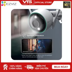 Camera WIFI EZVIZ C3N 2.0MP, CS-C3N-A0-3H2WFRL 1080P ngoài trời - Tích hợp Micro Thu Âm -  Full color 4