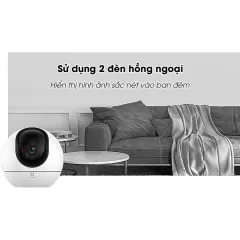 Camera Wifi EZVIZ H6 3K 5MP Góc Rộng Trong Nhà, Xoay 360 Độ, Đàm Thoại 2 Chiều, Theo Dõi Chuyển Động 6
