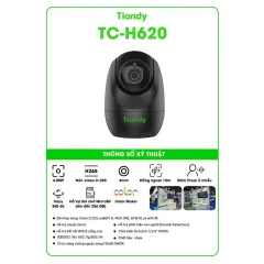 Camera Wifi TIANDY H610 3MP/H620 4MP Trong Nhà, Full Collor, Xoay 360 Độ, Đàm Thoại 2 Chiều 4