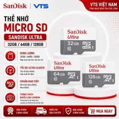 Thẻ Nhớ Micro SD Sandisk 32GB/64GB/128GB Chính Hãng – Tốc Độ Cao, Bền Bỉ, Chuyên Dùng Cho Camera... 1