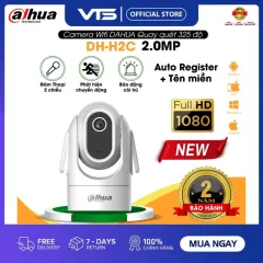 Camera Wifi DAHUA HERO C1 H2C 2MP/H4C 4MP Xoay 360 Độ, Đàm Thoại 2 Chiều, Auto Register 3