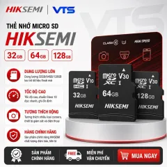 Thẻ Nhớ Micro SD HIKSEMI (HIKVISION) 32/64/128GB 92Mb/s - Thẻ Nhớ Lưu Trữ Chuyên Dụng Cho Camera 1